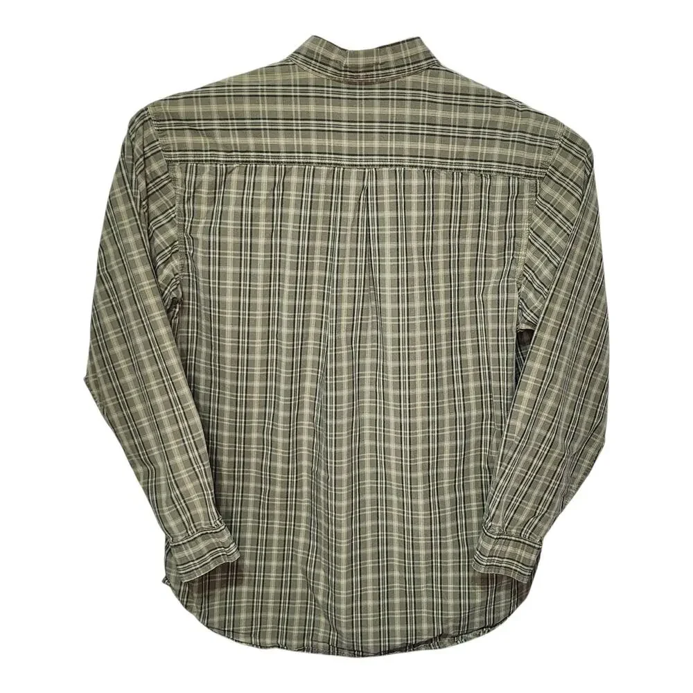 Men's Carhartt Button Down Striped Long Sleeve Workwear Casual XL 100% Cotton - Picture 3 of 5